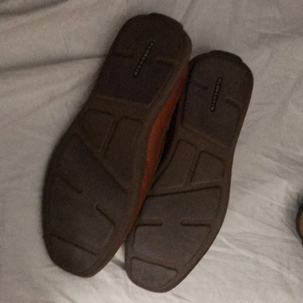 Florsheim Mens Driving Moccasins Shoe Sz 11 Golden Brown EUC